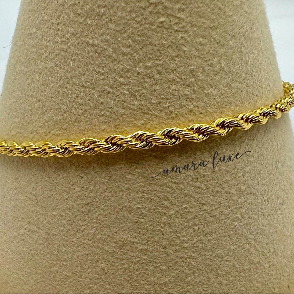 7” Twisted Rope 2.4mm Bracelet